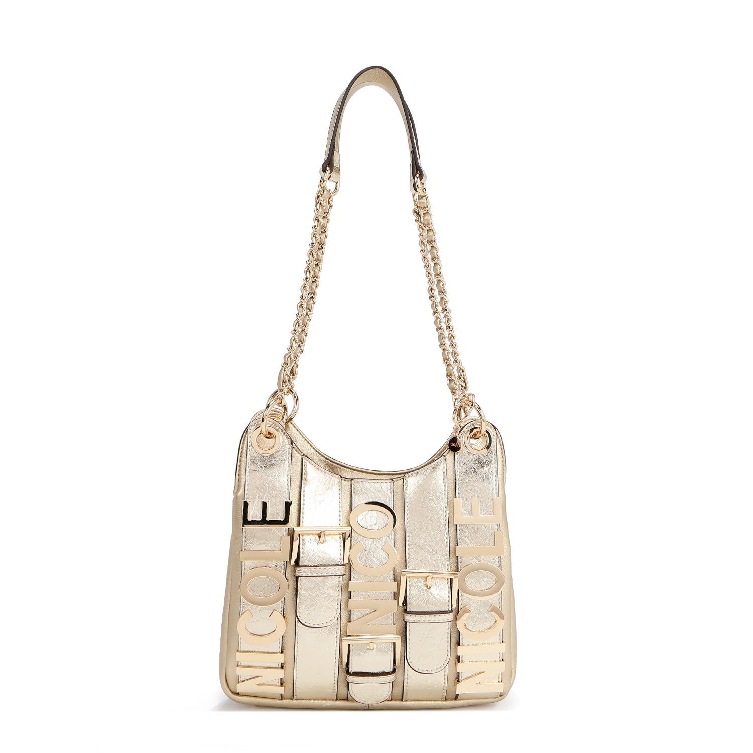 CALISTA BOLSO DE HOMBRO CON CADENA (DORADO)